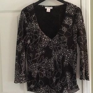 Long sleeve blouse